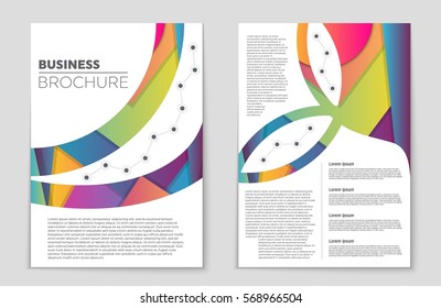 Abstract vector layout background set. For art template design, list, front page, mockup brochure theme style, banner, idea, cover, booklet, print, flyer, book, blank, card, ad, sign, sheet,, a4.