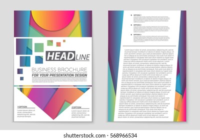 Abstract vector layout background set. For art template design, list, front page, mockup brochure theme style, banner, idea, cover, booklet, print, flyer, book, blank, card, ad, sign, sheet,, a4.