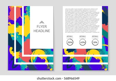 Abstract vector layout background set. For art template design, list, front page, mockup brochure theme style, banner, idea, cover, booklet, print, flyer, book, blank, card, ad, sign, sheet,, a4.