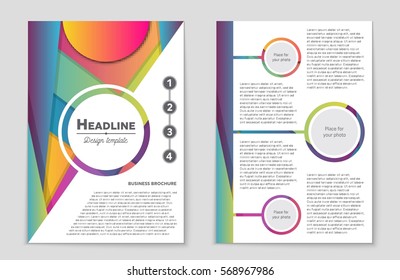 Abstract vector layout background set. For art template design, list, front page, mockup brochure theme style, banner, idea, cover, booklet, print, flyer, book, blank, card, ad, sign, sheet,, a4.