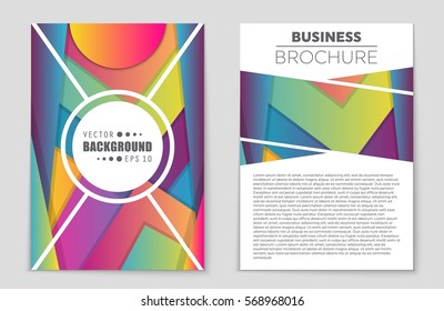 Abstract vector layout background set. For art template design, list, front page, mockup brochure theme style, banner, idea, cover, booklet, print, flyer, book, blank, card, ad, sign, sheet,, a4.