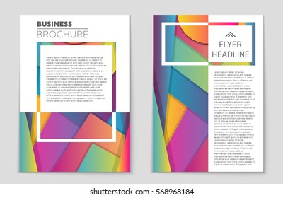 Abstract vector layout background set. For art template design, list, front page, mockup brochure theme style, banner, idea, cover, booklet, print, flyer, book, blank, card, ad, sign, sheet,, a4.