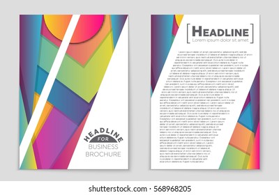 Abstract vector layout background set. For art template design, list, front page, mockup brochure theme style, banner, idea, cover, booklet, print, flyer, book, blank, card, ad, sign, sheet,, a4.