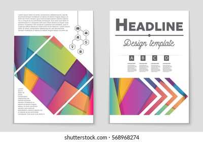 Abstract vector layout background set. For art template design, list, front page, mockup brochure theme style, banner, idea, cover, booklet, print, flyer, book, blank, card, ad, sign, sheet,, a4.