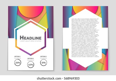 Abstract vector layout background set. For art template design, list, front page, mockup brochure theme style, banner, idea, cover, booklet, print, flyer, book, blank, card, ad, sign, sheet,, a4.