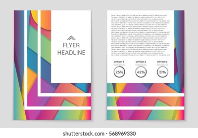 Abstract vector layout background set. For art template design, list, front page, mockup brochure theme style, banner, idea, cover, booklet, print, flyer, book, blank, card, ad, sign, sheet,, a4.