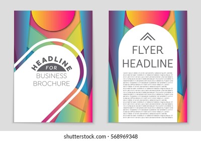 Abstract vector layout background set. For art template design, list, front page, mockup brochure theme style, banner, idea, cover, booklet, print, flyer, book, blank, card, ad, sign, sheet,, a4.
