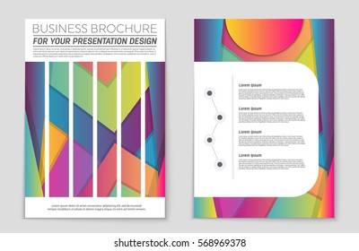 Abstract vector layout background set. For art template design, list, front page, mockup brochure theme style, banner, idea, cover, booklet, print, flyer, book, blank, card, ad, sign, sheet,, a4.