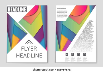 Abstract vector layout background set. For art template design, list, front page, mockup brochure theme style, banner, idea, cover, booklet, print, flyer, book, blank, card, ad, sign, sheet,, a4.