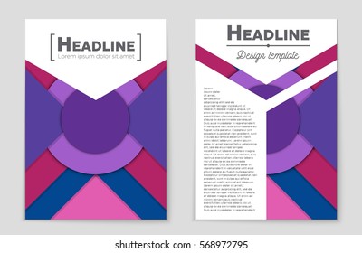 Abstract vector layout background set. For art template design, list, front page, mockup brochure theme style, banner, idea, cover, booklet, print, flyer, book, blank, card, ad, sign, sheet,, a4.