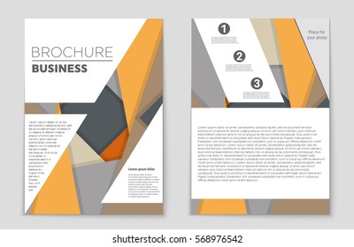 Abstract vector layout background set. For art template design, list, front page, mockup brochure theme style, banner, idea, cover, booklet, print, flyer, book, blank, card, ad, sign, sheet,, a4.
