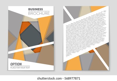 Abstract vector layout background set. For art template design, list, front page, mockup brochure theme style, banner, idea, cover, booklet, print, flyer, book, blank, card, ad, sign, sheet,, a4.