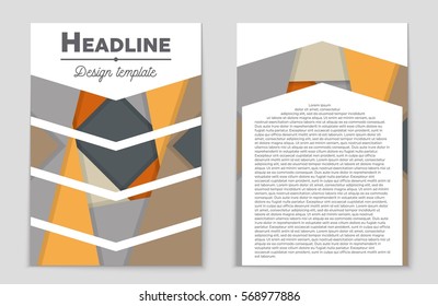 Abstract vector layout background set. For art template design, list, front page, mockup brochure theme style, banner, idea, cover, booklet, print, flyer, book, blank, card, ad, sign, sheet,, a4.