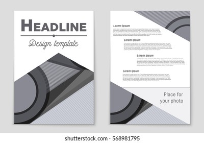 Abstract vector layout background set. For art template design, list, front page, mockup brochure theme style, banner, idea, cover, booklet, print, flyer, book, blank, card, ad, sign, sheet,, a4.
