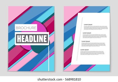 Abstract vector layout background set. For art template design, list, front page, mockup brochure theme style, banner, idea, cover, booklet, print, flyer, book, blank, card, ad, sign, sheet,, a4.