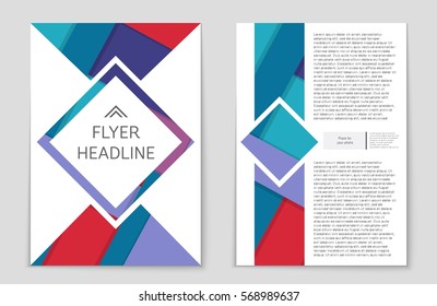 Abstract vector layout background set. For art template design, list, front page, mockup brochure theme style, banner, idea, cover, booklet, print, flyer, book, blank, card, ad, sign, sheet,, a4.