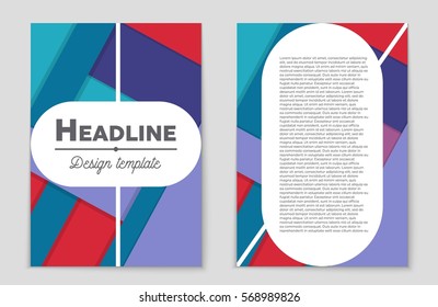 Abstract vector layout background set. For art template design, list, front page, mockup brochure theme style, banner, idea, cover, booklet, print, flyer, book, blank, card, ad, sign, sheet,, a4.
