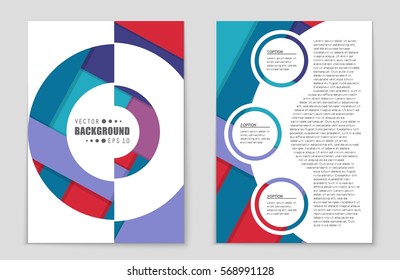 Abstract vector layout background set. For art template design, list, front page, mockup brochure theme style, banner, idea, cover, booklet, print, flyer, book, blank, card, ad, sign, sheet,, a4.