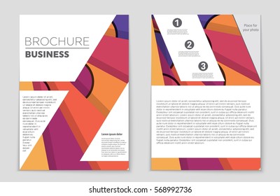 Abstract vector layout background set. For art template design, list, front page, mockup brochure theme style, banner, idea, cover, booklet, print, flyer, book, blank, card, ad, sign, sheet,, a4.