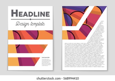 Abstract vector layout background set. For art template design, list, front page, mockup brochure theme style, banner, idea, cover, booklet, print, flyer, book, blank, card, ad, sign, sheet,, a4.