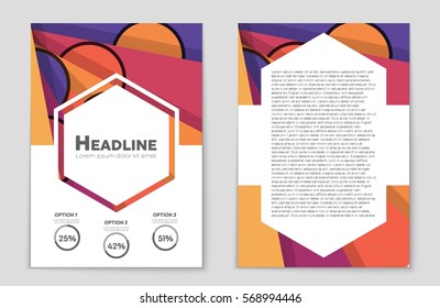 Abstract vector layout background set. For art template design, list, front page, mockup brochure theme style, banner, idea, cover, booklet, print, flyer, book, blank, card, ad, sign, sheet,, a4.