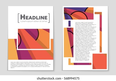 Abstract vector layout background set. For art template design, list, front page, mockup brochure theme style, banner, idea, cover, booklet, print, flyer, book, blank, card, ad, sign, sheet,, a4.