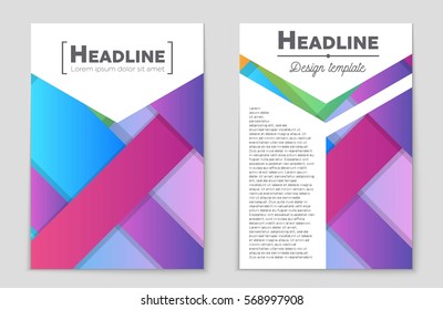 Abstract vector layout background set. For art template design, list, front page, mockup brochure theme style, banner, idea, cover, booklet, print, flyer, book, blank, card, ad, sign, sheet,, a4.