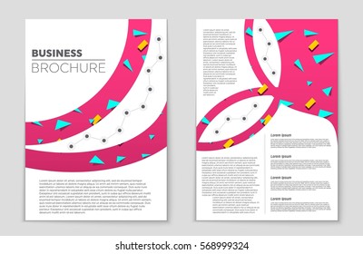 Abstract vector layout background set. For art template design, list, front page, mockup brochure theme style, banner, idea, cover, booklet, print, flyer, book, blank, card, ad, sign, sheet,, a4.