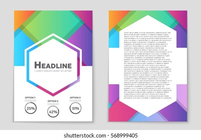 Abstract vector layout background set. For art template design, list, front page, mockup brochure theme style, banner, idea, cover, booklet, print, flyer, book, blank, card, ad, sign, sheet,, a4.