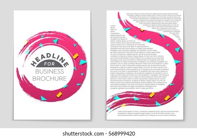 Abstract vector layout background set. For art template design, list, front page, mockup brochure theme style, banner, idea, cover, booklet, print, flyer, book, blank, card, ad, sign, sheet,, a4.