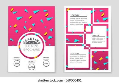 Abstract vector layout background set. For art template design, list, front page, mockup brochure theme style, banner, idea, cover, booklet, print, flyer, book, blank, card, ad, sign, sheet,, a4.