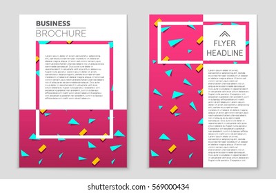 Abstract vector layout background set. For art template design, list, front page, mockup brochure theme style, banner, idea, cover, booklet, print, flyer, book, blank, card, ad, sign, sheet,, a4.