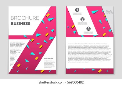 Abstract vector layout background set. For art template design, list, front page, mockup brochure theme style, banner, idea, cover, booklet, print, flyer, book, blank, card, ad, sign, sheet,, a4.