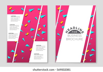 Abstract vector layout background set. For art template design, list, front page, mockup brochure theme style, banner, idea, cover, booklet, print, flyer, book, blank, card, ad, sign, sheet,, a4.