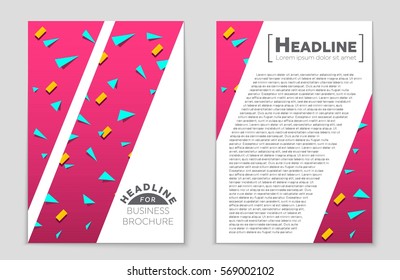 Abstract vector layout background set. For art template design, list, front page, mockup brochure theme style, banner, idea, cover, booklet, print, flyer, book, blank, card, ad, sign, sheet,, a4.