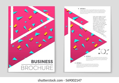 Abstract vector layout background set. For art template design, list, front page, mockup brochure theme style, banner, idea, cover, booklet, print, flyer, book, blank, card, ad, sign, sheet,, a4.