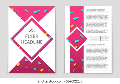 Abstract vector layout background set. For art template design, list, front page, mockup brochure theme style, banner, idea, cover, booklet, print, flyer, book, blank, card, ad, sign, sheet,, a4.