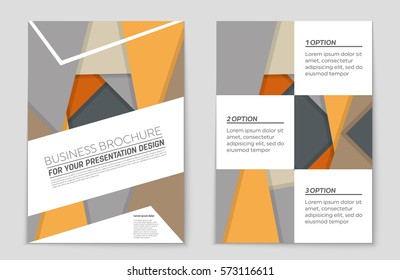 Abstract vector layout background set. For art template design, list, front page, mockup brochure theme style, banner, idea, cover, booklet, print, flyer, book, blank, card, ad, sign, sheet,, a4.