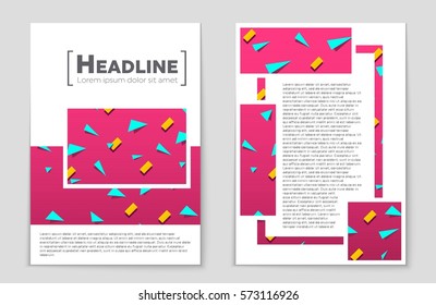Abstract vector layout background set. For art template design, list, front page, mockup brochure theme style, banner, idea, cover, booklet, print, flyer, book, blank, card, ad, sign, sheet,, a4.