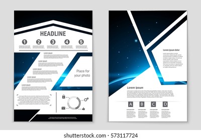 Abstract vector layout background set. For art template design, list, front page, mockup brochure theme style, banner, idea, cover, booklet, print, flyer, book, blank, card, ad, sign, sheet,, a4.