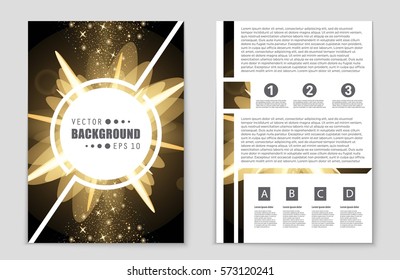 Abstract vector layout background set. For art template design, list, front page, mockup brochure theme style, banner, idea, cover, booklet, print, flyer, book, blank, card, ad, sign, sheet,, a4.