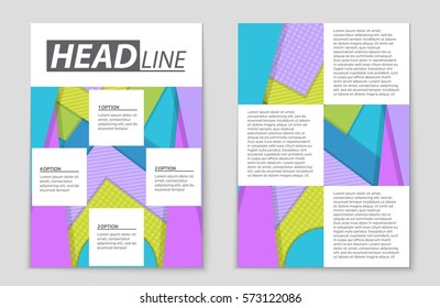 Abstract vector layout background set. For art template design, list, front page, mockup brochure theme style, banner, idea, cover, booklet, print, flyer, book, blank, card, ad, sign, sheet,, a4.