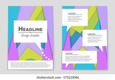 Abstract vector layout background set. For art template design, list, front page, mockup brochure theme style, banner, idea, cover, booklet, print, flyer, book, blank, card, ad, sign, sheet,, a4.