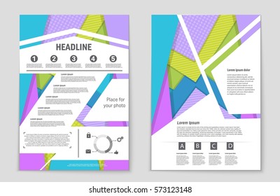 Abstract vector layout background set. For art template design, list, front page, mockup brochure theme style, banner, idea, cover, booklet, print, flyer, book, blank, card, ad, sign, sheet,, a4.