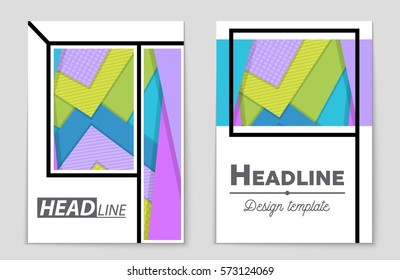 Abstract vector layout background set. For art template design, list, front page, mockup brochure theme style, banner, idea, cover, booklet, print, flyer, book, blank, card, ad, sign, sheet,, a4.