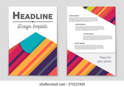 Abstract vector layout background set. For art template design, list, front page, mockup brochure theme style, banner, idea, cover, booklet, print, flyer, book, blank, card, ad, sign, sheet,, a4.