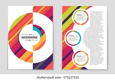 Abstract vector layout background set. For art template design, list, front page, mockup brochure theme style, banner, idea, cover, booklet, print, flyer, book, blank, card, ad, sign, sheet,, a4.