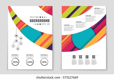 Abstract vector layout background set. For art template design, list, front page, mockup brochure theme style, banner, idea, cover, booklet, print, flyer, book, blank, card, ad, sign, sheet,, a4.