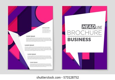 Abstract vector layout background set. For art template design, list, front page, mockup brochure theme style, banner, idea, cover, booklet, print, flyer, book, blank, card, ad, sign, sheet,, a4.