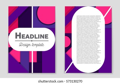 Abstract vector layout background set. For art template design, list, front page, mockup brochure theme style, banner, idea, cover, booklet, print, flyer, book, blank, card, ad, sign, sheet,, a4.